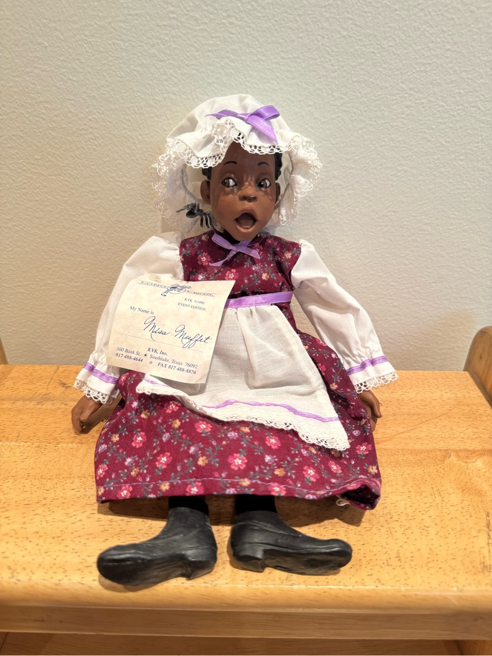 Daddy’s Long Legs Miss Muffet 1996 Collectible Doll